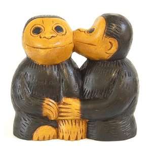  EXP Hand carved Love Monkeys