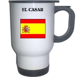  Spain (Espana)   EL CASAR White Stainless Steel Mug 