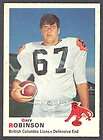 1970 OPC TOPPS FOOTBALL CFL 87 GERRY SHAW STAMPEDERS NM  