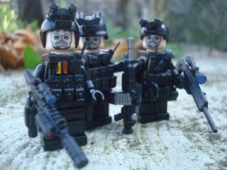 CUSTOM LEGO MINIFIG NIGHT STALKERS CIA OPERATIVES EXCLUSIVE WEAPONS 