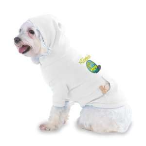   World Hooded T Shirt for Dog or Cat X Small (XS) White: Pet Supplies