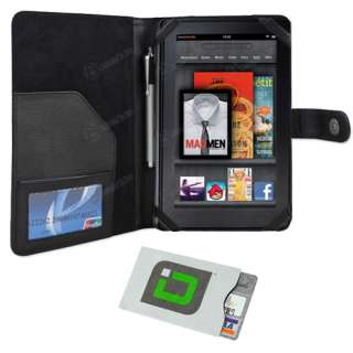   for  Kindle Fire   PU Leather w/Credit Card Secure Sleeve  