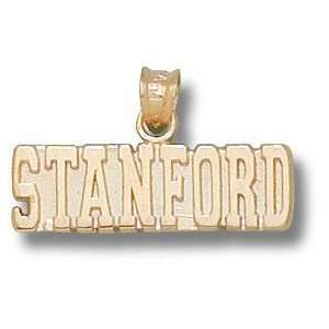   Stanford Cardinal Solid 10K Gold STANFORD 3/16 Pendant Sports