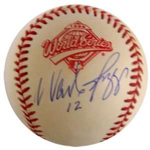    Autographed Wade Boggs Ball   1996 World Series