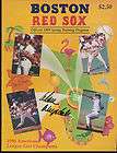 1989 Boston Red Sox Spring Training Schedule Vintage  