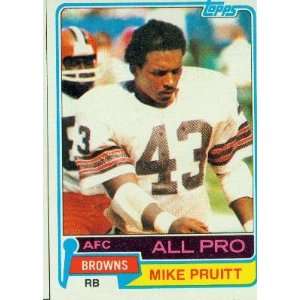  1981 Topps #260 Mike Pruitt   Cleveland Browns (ALL PRO 