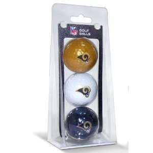 NFL St. Louis Rams 3 Pack Golf Balls: Sports & Outdoors