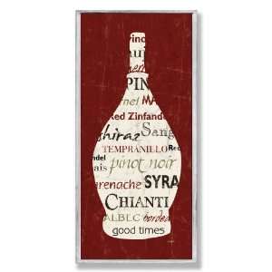  Stupell Home Decor Collection Wine Bottle Brown Wall 