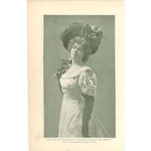    1899 Print Actress Viola Allen As Glory Quayle 