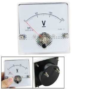   DC 0 150V Square Analog Voltmeter Panel Meter Gauge: Home Improvement