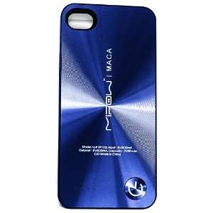   Battery Case for iPhone 4/4S   Navy Blue: Cell Phones & Accessories
