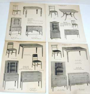1940s Brochures, Price List etc Hoover Chair Co. Lexington, NC  
