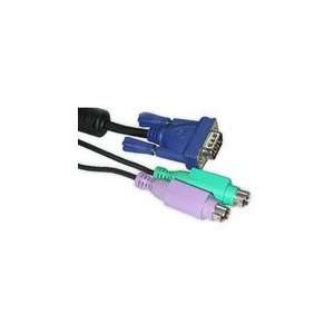  ConnectPRO SPS 15P 15ft PS2 Slim Design KVM Cable 