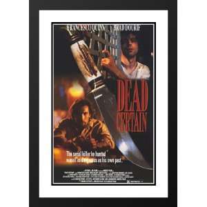  Dead Certain 20x26 Framed and Double Matted Movie Poster 