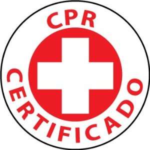 HARD HAT EMBLEMS CPR CERTIFICADO: Home Improvement