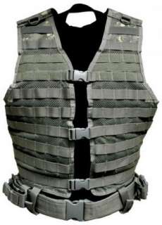   Lg Molle Pals Modular Vest GREEN Tactical Military Special Forces Swat