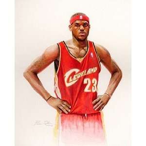  LaBron James Cleveland Cavaliers #2 Large Giclee Sports 