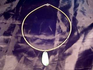 925 Silver Antique Roman Glass Bead Jade Necklace Pendant 1700 yrs 