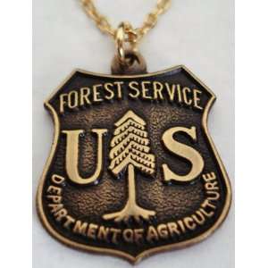  US Forest Service Ranger USDA Recreation Parks Pendant 