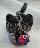   LOVE Fairy Kitty Cat OOAK Polymer Clay Sculpture Kitten Fantasy Fairy
