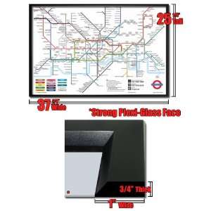  Framed Poster London Underground Map England FrPp30693 