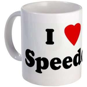  I Love Speedos Humor Mug by CafePress: Kitchen & Dining