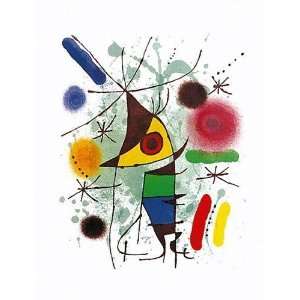 Joan Miro   Le Chanteur Canvas: Home & Kitchen