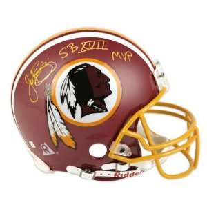 John Riggins Autographed Helmet  Details: Washington Redskins, Full 