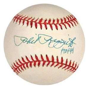  Phil Rizzuto Signed Ball   with HoF 94 Inscription 