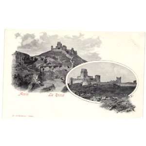   1900 Vintage Postcard La Rocca Assisi Italy 