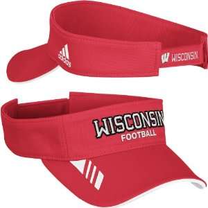  adidas Wisconsin Badgers Coaches Visor: Sports & Outdoors