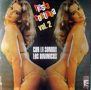 SONORA LOS DINAMICOS FIESTA CONTiNUA 2 SEXY COVER SS LP  