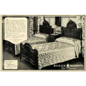  1927 Ad George Royle Dolly Madison Bed Spreads Splendour 