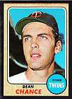 1968 Topps Large Test Poster Dean Chance 1 Minnesota Twins Scarce RARE 