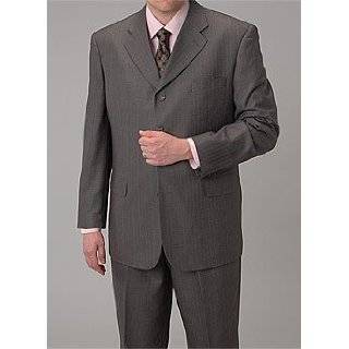 Vanetti Brown Shadow Stripe 4 Button Suit