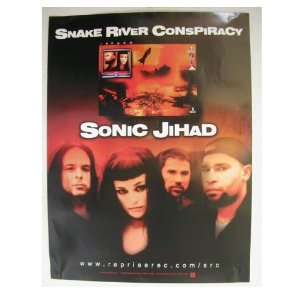   River Conspiracy Promo Poster Band Shot Sonic Jihad