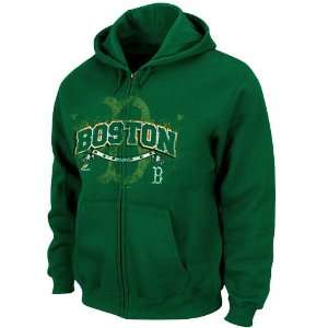   Red Sox Green Is In Full Zip Hoodie   Kelly Green (XX Large) Sports