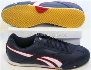 REEBOK LUNZA CNTDR Navy/Red Soccer Shoes Sz 13 NEW  