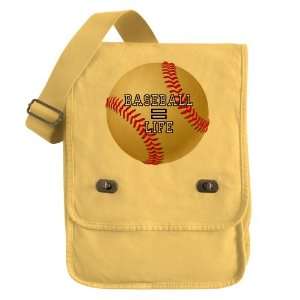    Messenger Field Bag Yellow Baseball Equals Life: Everything Else