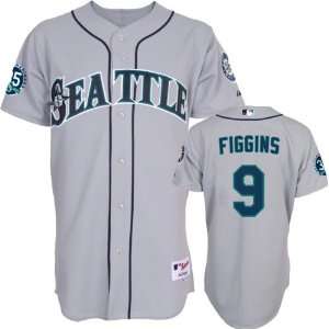  Chone Figgins Jersey: Adult Majestic Road Grey Authentic 
