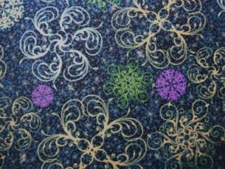 Northcott Winters Grace Mark Lipinski Snowflake Fabric  