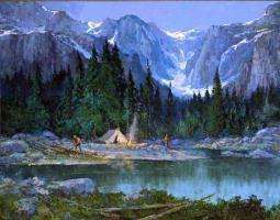 Snow Lake in the Tatoosh   Print by Fred Oldfield  