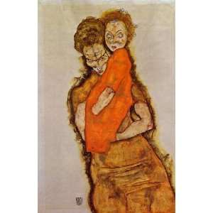  Hand Made Oil Reproduction   Egon Schiele   24 x 38 inches 