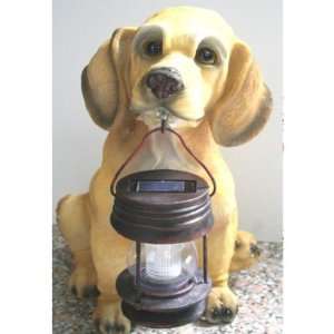  14 H Solar Power  Dog with Lantern Case Pack 4: Home 