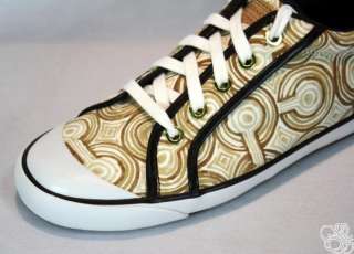 COACH Barrett Op Art Swirl Sneakers Shoe size 9 M  