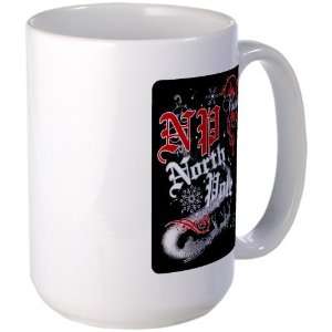  Large Mug Coffee Drink Cup Christmas Vintage North Pole 