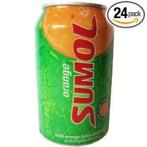 Sumol Laranja Orange Soda Portugal 12 oz. Cans 24 pack