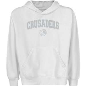   Holy Cross Crusaders Youth White Logo Arch Pullover Hoody: Sports