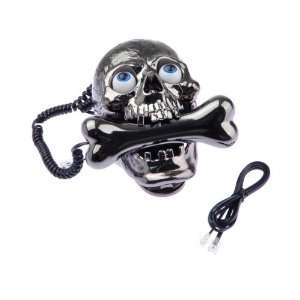  Cool Wired Skull Skeleton Cored Telephone Family Phone 