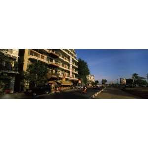  Buildings Along a Road, Phnom Penh, Cambodia by Panoramic 
